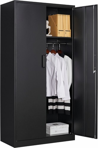 Tall steel wardrobe - tall,