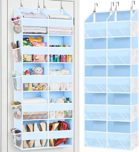 Blue over door organizer - over,
