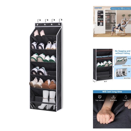 Over the door shoe organizer - over,